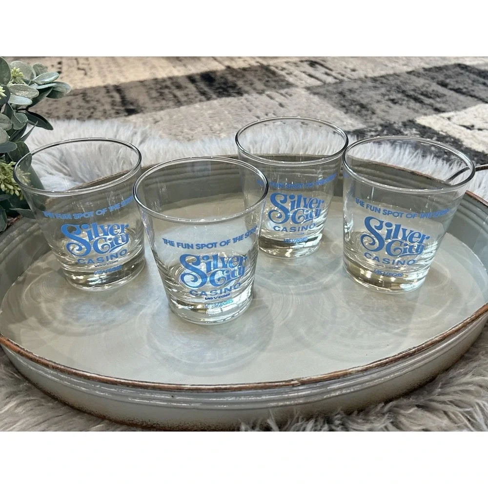Vintage Silver City Casino Glass Las Vegas 